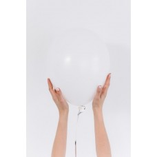 Латексный воздушный шар, цвет белый, 30 см