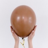 Латексный воздушный шар, цвет кофе, 30 см