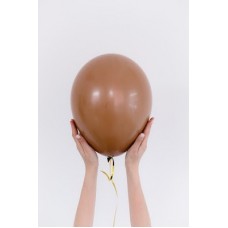 Латексный воздушный шар, цвет кофе, 30 см купить