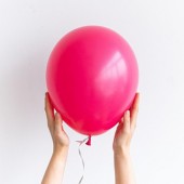 Латексный воздушный шар, цвет малиновый, 30 см