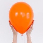 Латексный воздушный шар, цвет оранжевый, 30 см
