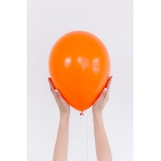 Латексный воздушный шар, цвет оранжевый, 30 см купить