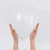 Латексный воздушный шар, цвет белый перламутр, 30 см
