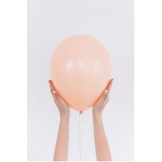 Латексный воздушный шар, цвет персиковый, 30 см