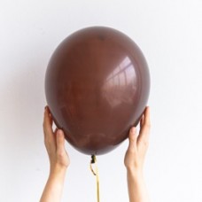 Латексный воздушный шар, цвет шоколадный, 30 см