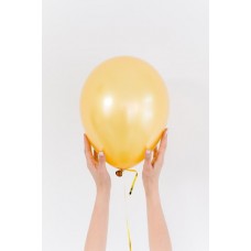 Латексный воздушный шар, цвет золото, 30 см купить