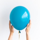 Латексный воздушный шар, цвет карибский голубой, 30 см