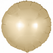 Фольгированный шар rheu Бежевое золото Сатин 46 см